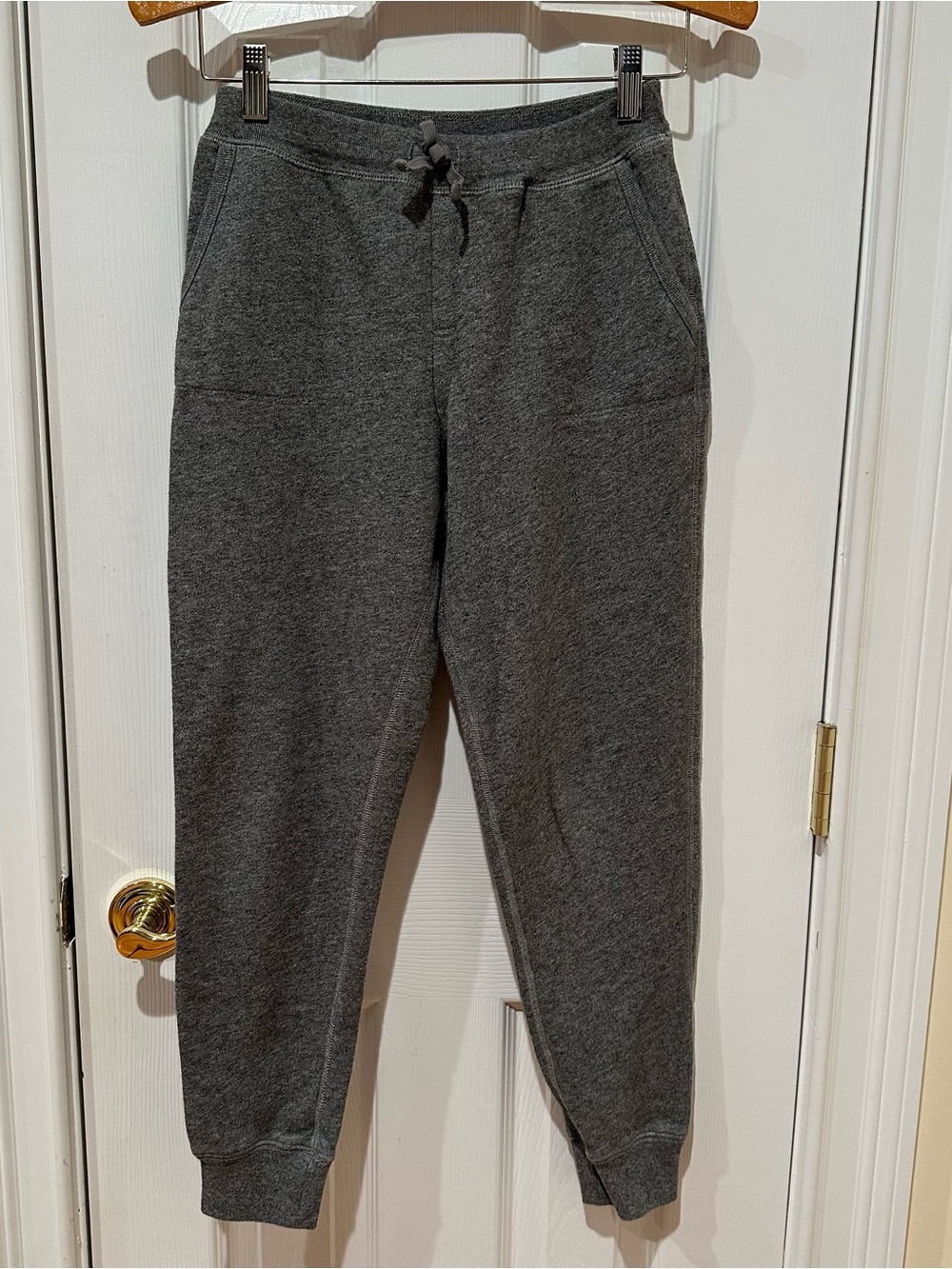 Polo by Ralph Lauren Cozy Dark Gray Jogger Sweatpants, Girls XL